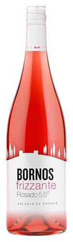 Bornos Frizzante Sweet Rosado Wine (750 ml)