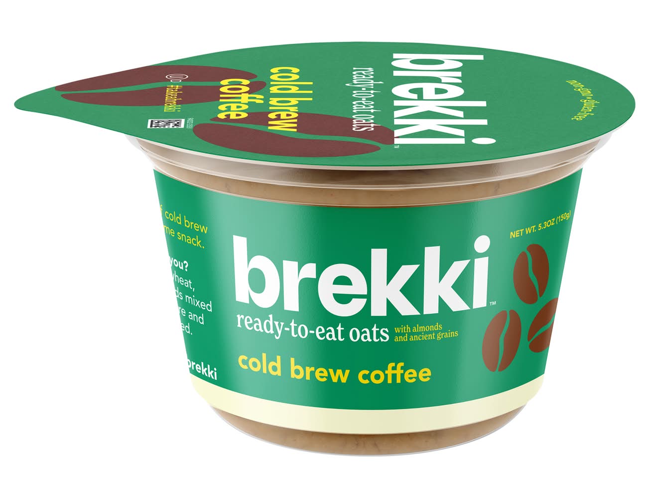 brekki Ready-To-Eat Oats, Cold Brew Coffee (5.3 oz)