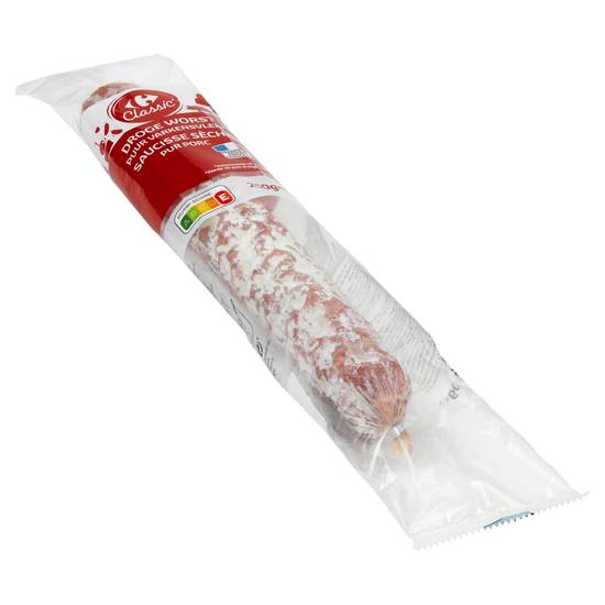 Carrefour Classic'' Saucisse Sèche Pur Porc 250 g