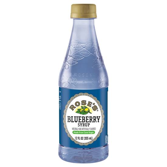 Royal Rose Maine Blueberry Organic Simple Syrup (8oz bottle)