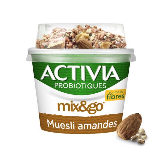 Activia - Yaourt bifidus muesli amandes quinoa chia (1 pièce)