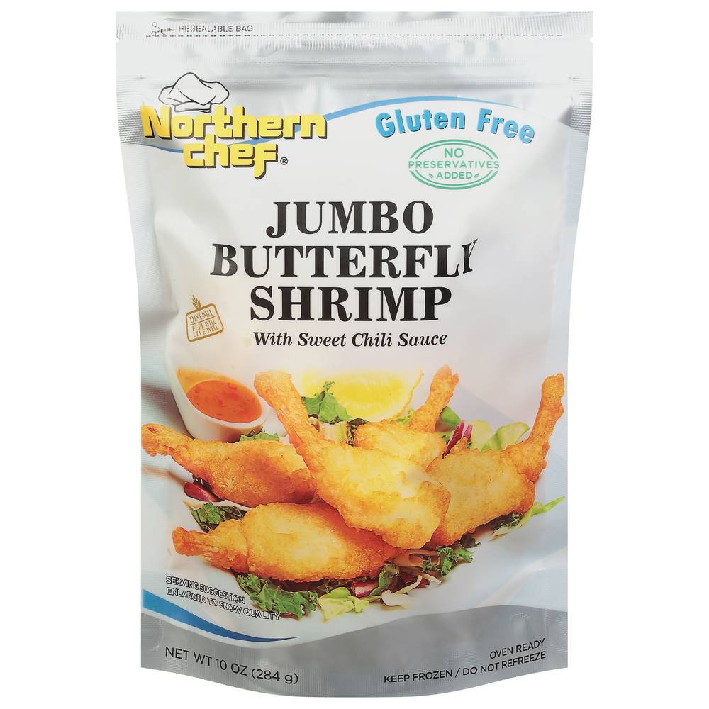 Northern Chef Jumbo Butterfly Shrimp With Sweet Chili Sauce (10 oz)