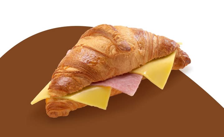 Croissant au jambon & fromage