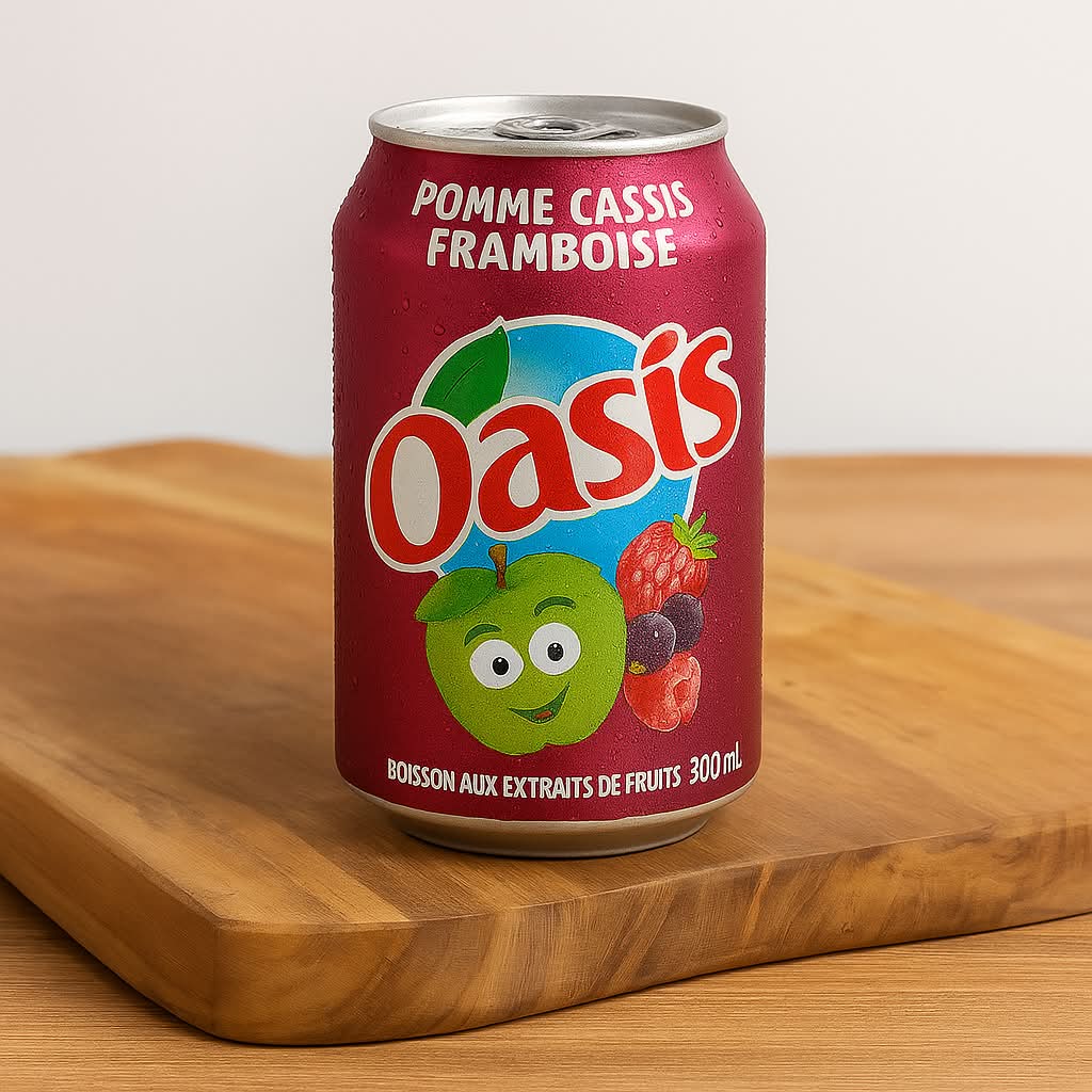 Oasis pomme cassis framboise