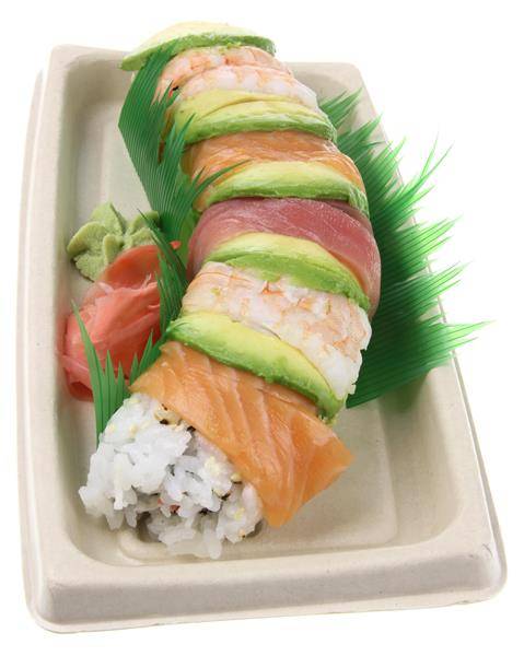Nori Sushi Rainbow Roll 8 Piece