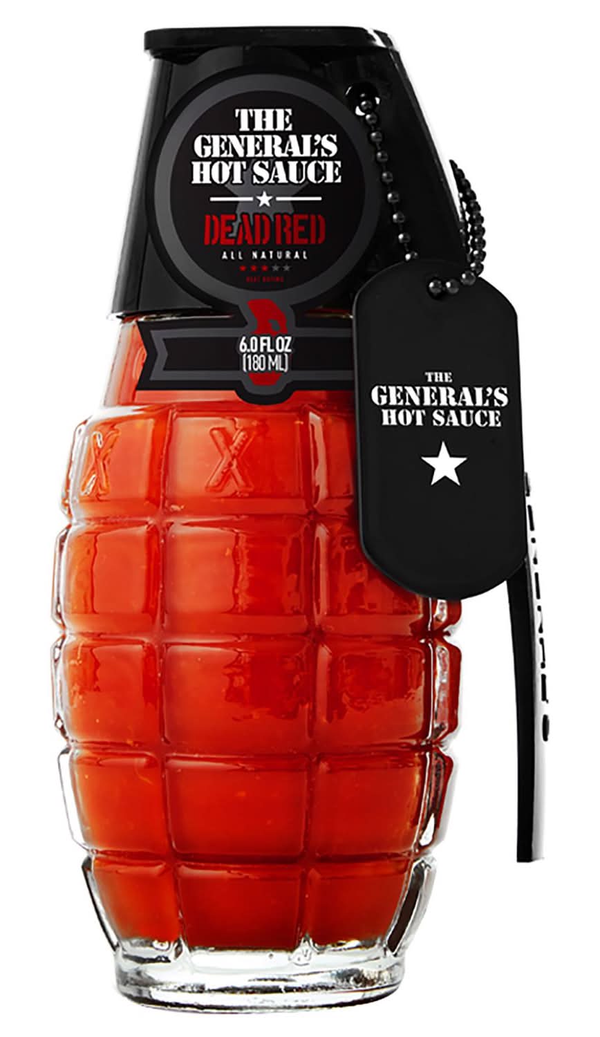 The General'S Hot Sauce All Natural Dead Red Sauce 6 Oz