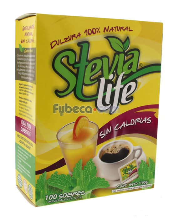 Edulcorantes S'Tevia Life Stevia X100 Sobres