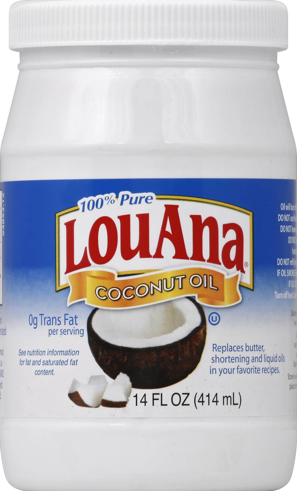 LouAna Pure Coconut Oil (14 fl oz)