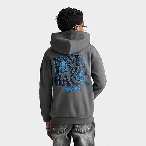 Big Kids' Unlike Humans Never Look Back Full-Zip Hoodie (X-Large)