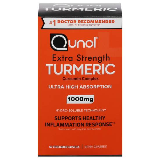 Qunol Extra Strength Turmeric 1000 mg Vegetarian Capsules