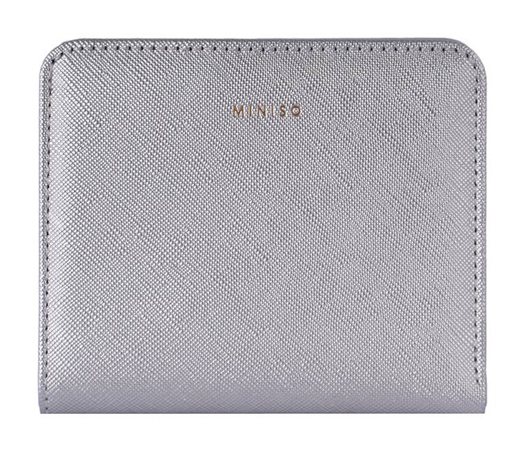 Miniso · Cartera sintética minimalista, 11x2x10 cm