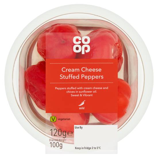 Co-Op Cream Cheese Stuffed Peppers 120g