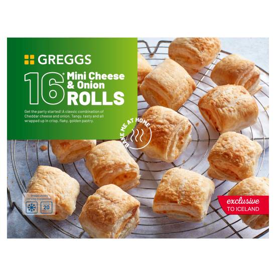 Greggs Mini Cheese & Onion Rolls