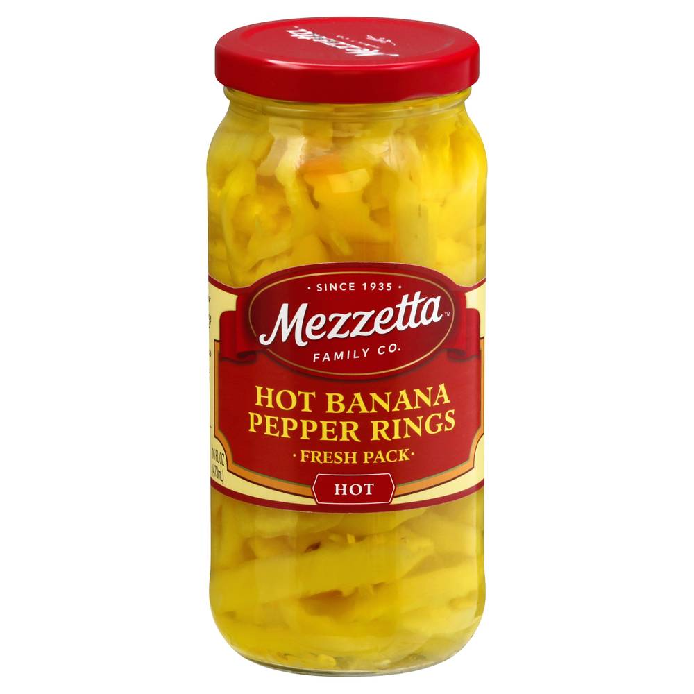 Mezzetta Hot Banana Pepper Rings (1.04 lbs)