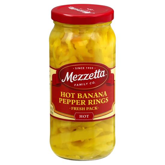 Mezzetta Hot Banana Pepper Rings (16 fl oz)