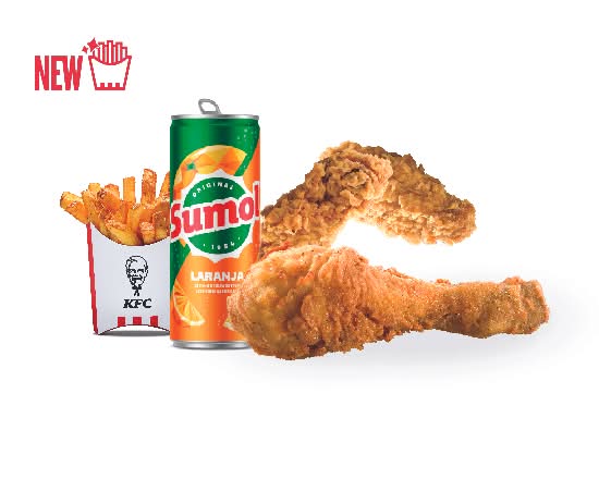 Menu 1 Pedaço + 2 Hotwings