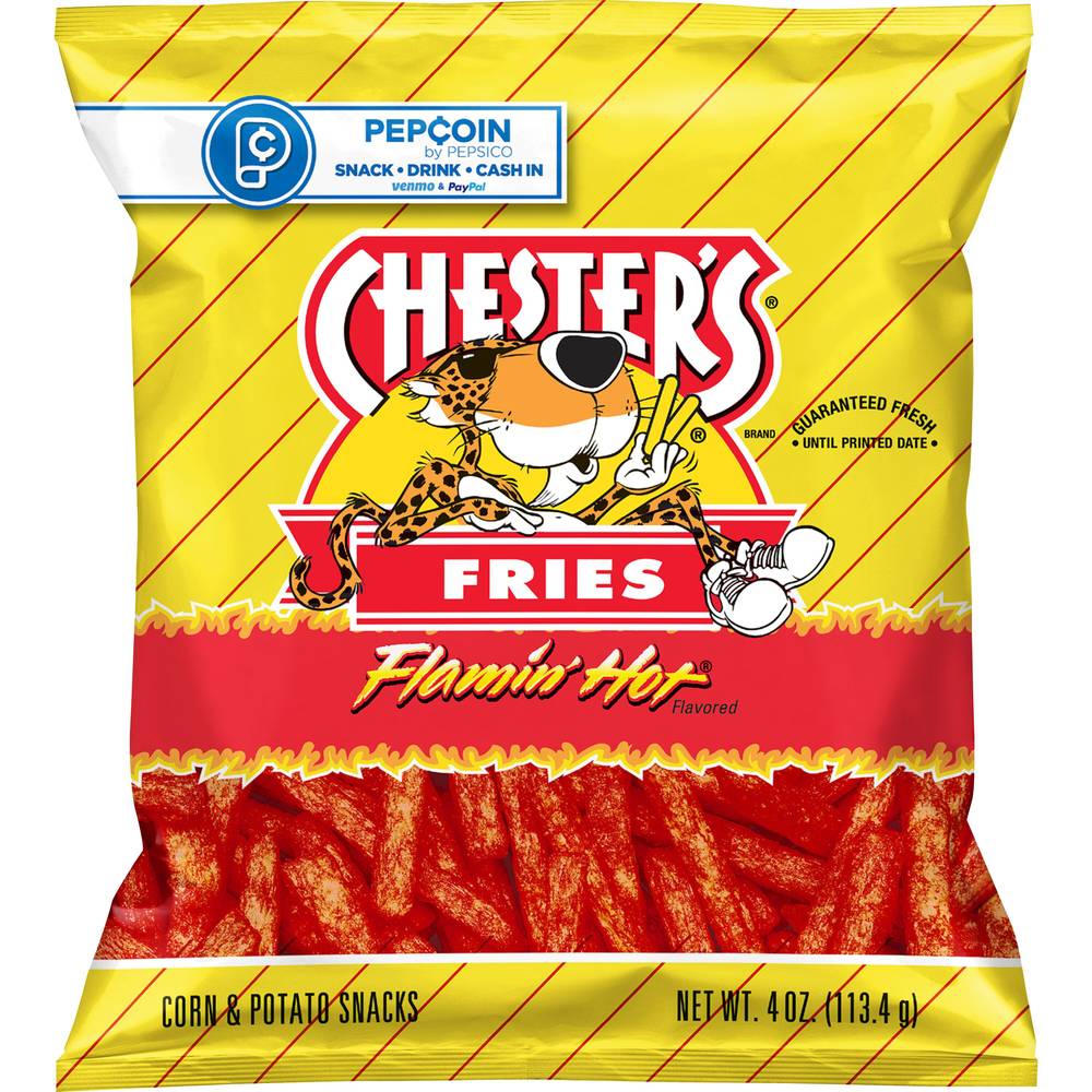 Chester's Flamin' Hot Fries Corn & Potato Snacks (4 oz)