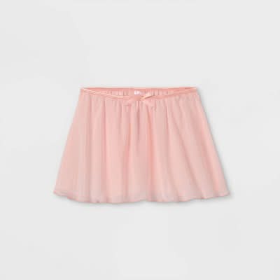Girls' Dance Activewear Skirt - Cat & Jack™ Pink XL: Recycled Polyester, Lightweight, Pull-On