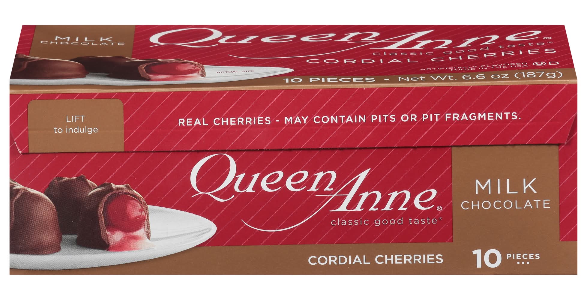 Queen Anne Cordials Cherries, Milk Chocolate (6.6 oz, 10 ct)