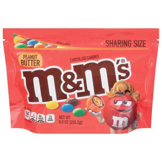 M&M's Sharing Size Candies (peanut butter-chocolate)