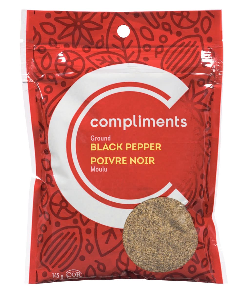 Compliments poivre noir moulu - ground black pepper