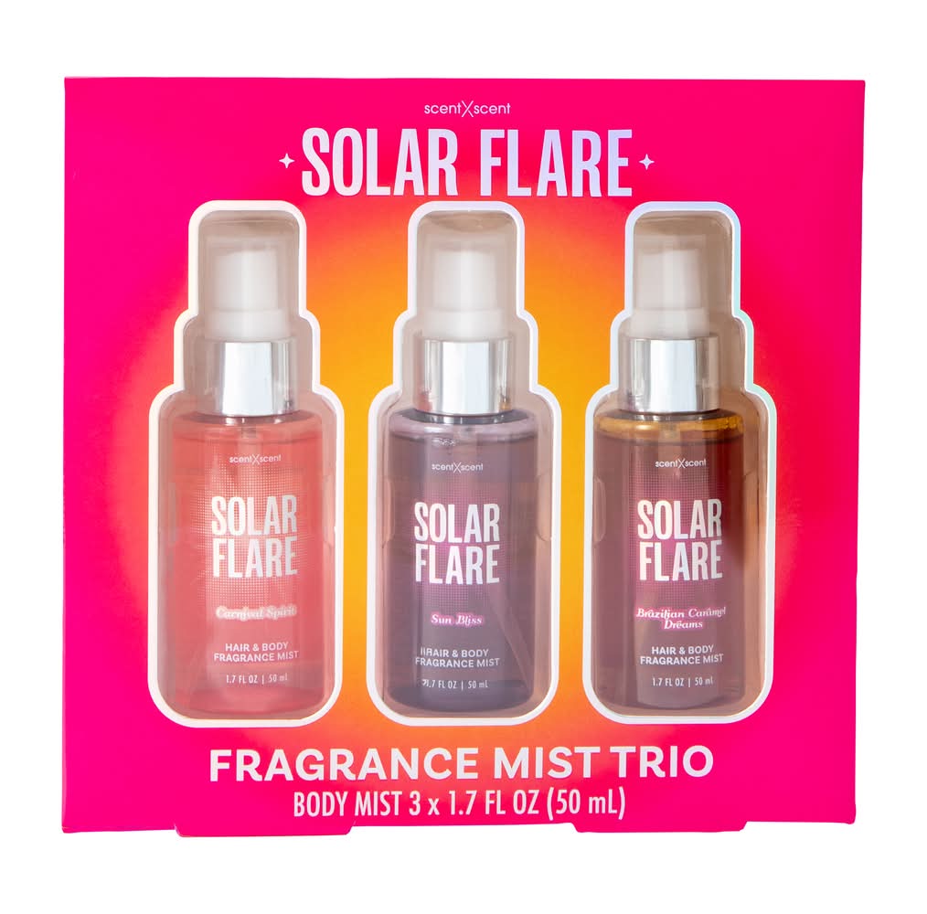 Solar Flare Fragrance Mist Trio Pack