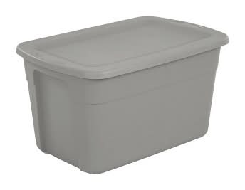 Brightroom Storage Tote 30 Gal, Gray