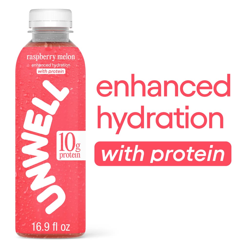 unwell Protein Hydration Drink With Electrolyte, Raspberry Melon (16.9 fl oz)