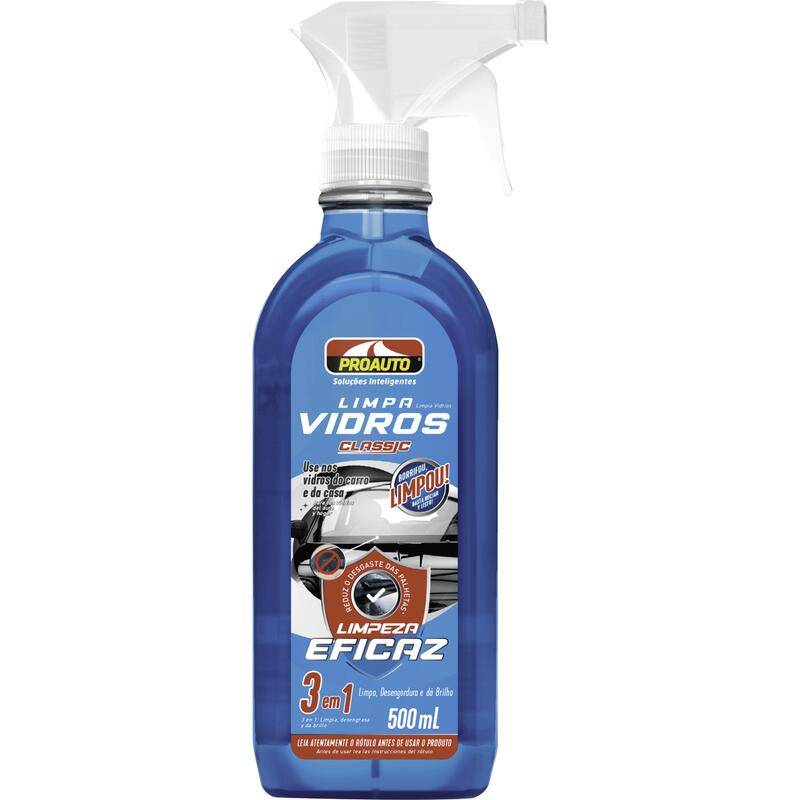 Proauto limpa vidros 3 em 1 classic (500ml)