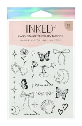 Inked² Temporary Tattoos