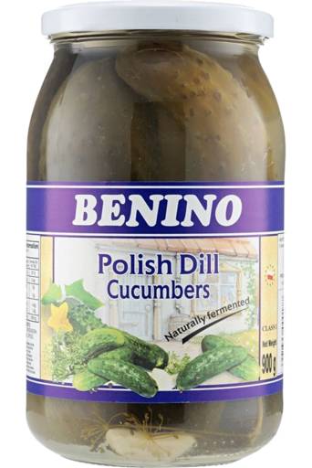 Benino Polish Dill Cucumbers 720g