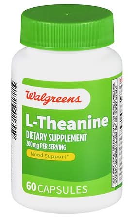 Walgreens L-Theanine 200mg Capsule (1.44 oz)