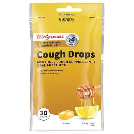 Walgreens Cough Drops Honey Lemon (200 ct)