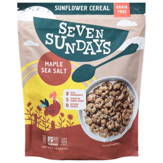 Seven Sundays Grain Free Maple Sea Salt Sunflower Cereal