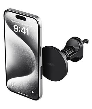 iOttie iTap 3 Magnetic Cell Phone Car Vent Mount, Carbon Black (ITMNCG108)