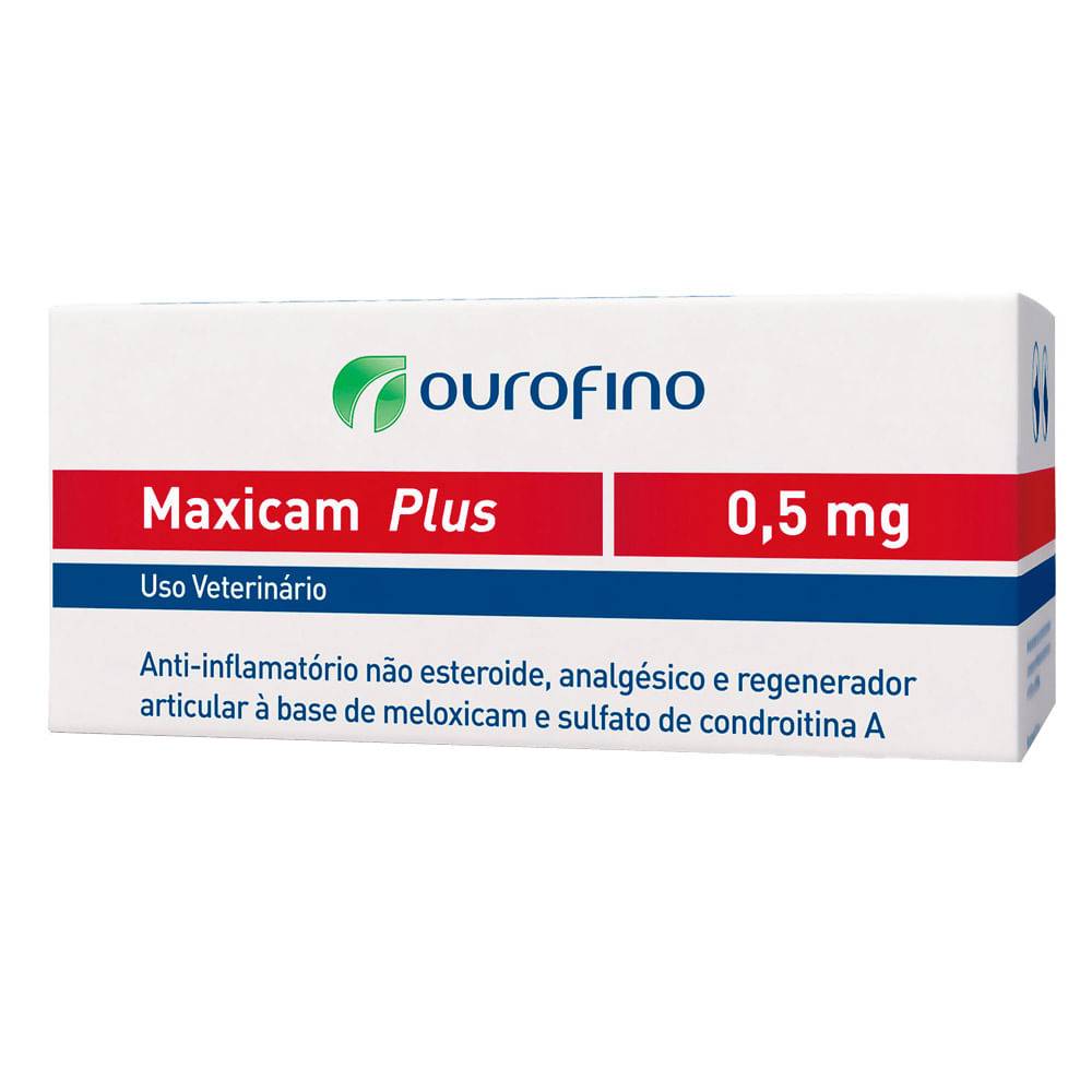 Ourofino maxicam plus (8 comprimidos de 0,5mg)