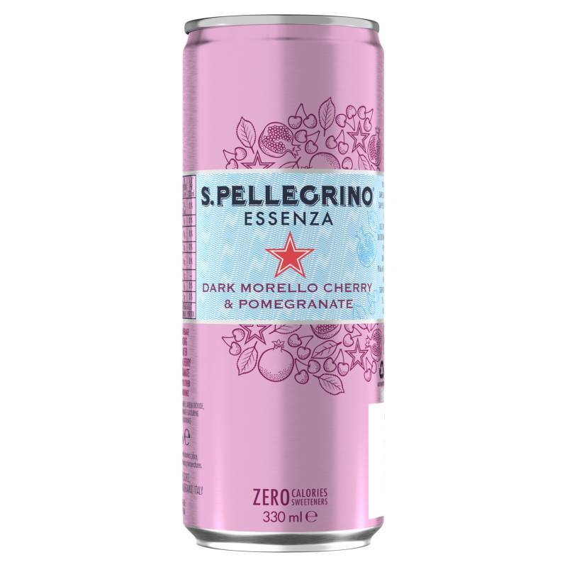 San Pellegrino Essenza Sparkling Cherry & Pomegranate 330ml