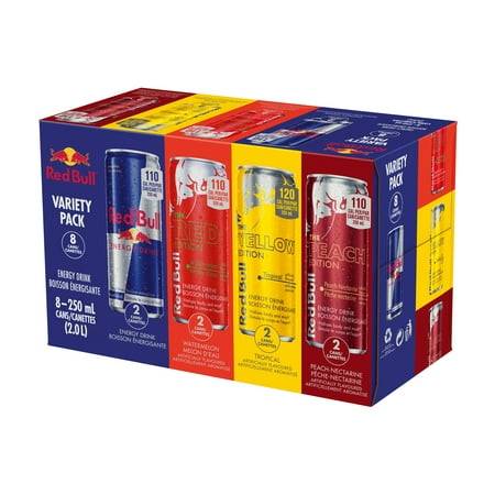 Red Bull Energy Drink Variety pack (8 pack, 0.25 L)