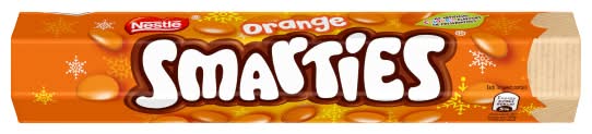Smarties Orange Milk Chocolate Giant Tube (120g)