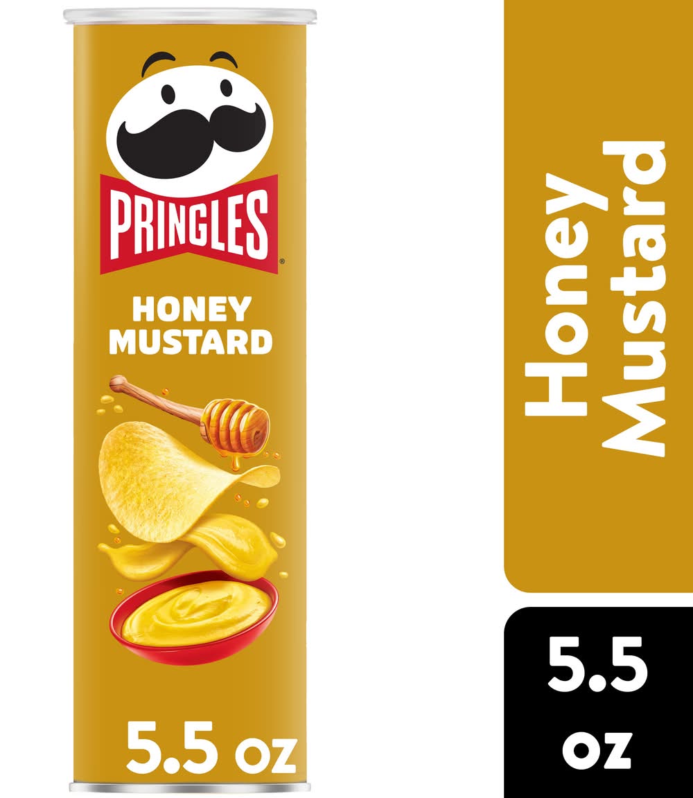Pringles Potato Crisps Chips, Honey Mustard (5.5 oz)