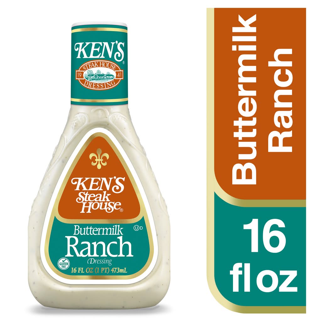 Ken's Steak House Ranch Dressing, Buttermilk (16 fl oz)
