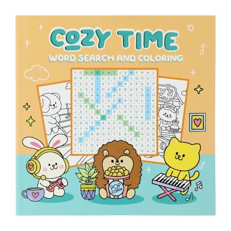 Cozy Time Word Search And Coloring Book