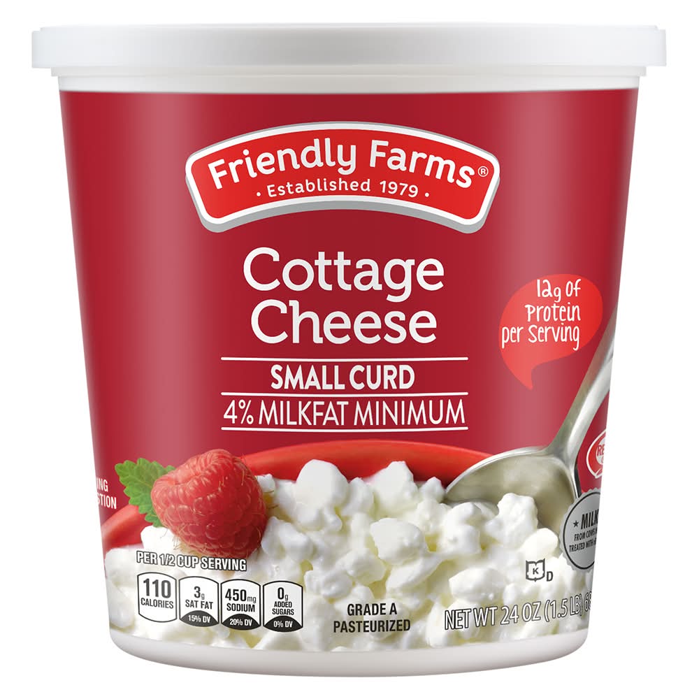 Friendly Farms Regular Small Curd Cottage Cheese (24 oz)