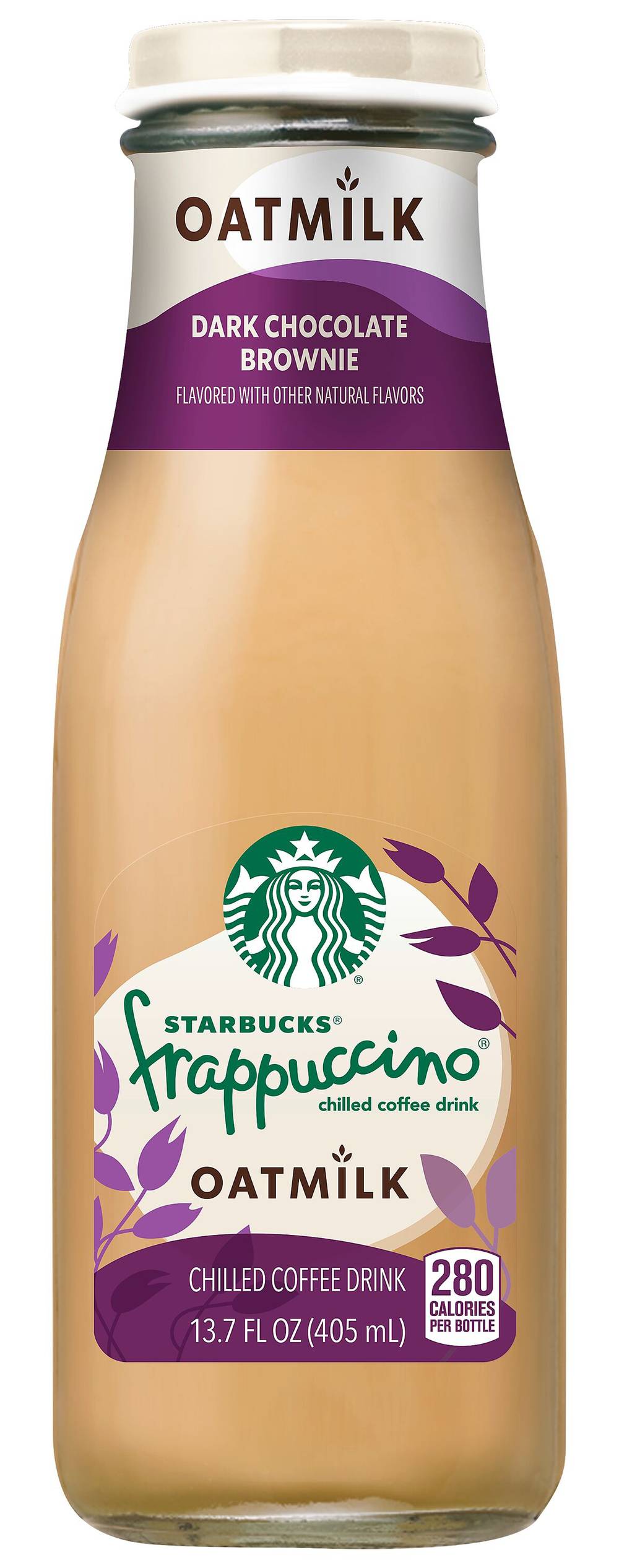 Starbucks Oat Milk Chilled Coffee Drink, Dark Chocolate-Brownie (13.7 fl oz)