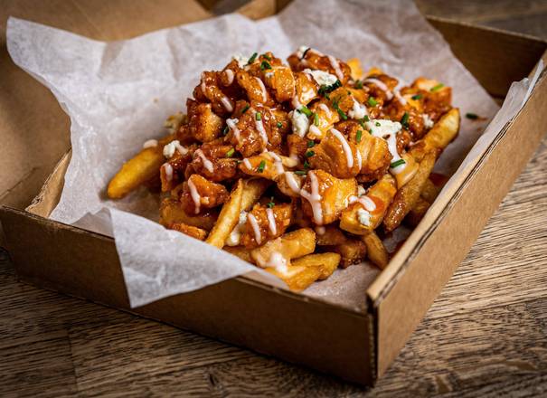 Buffalo Chicken Loaded Fries 