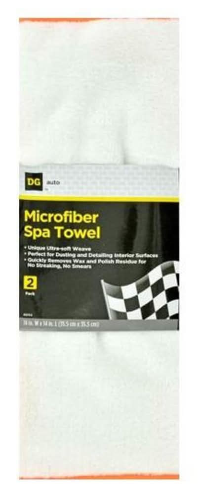 Dg Auto Microfiber Spa Towel 2 Pk
