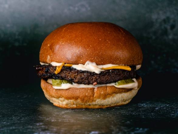 Vegan BBQ Cheeseburger