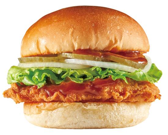 ガーリック醤油チキンフィレバーガー