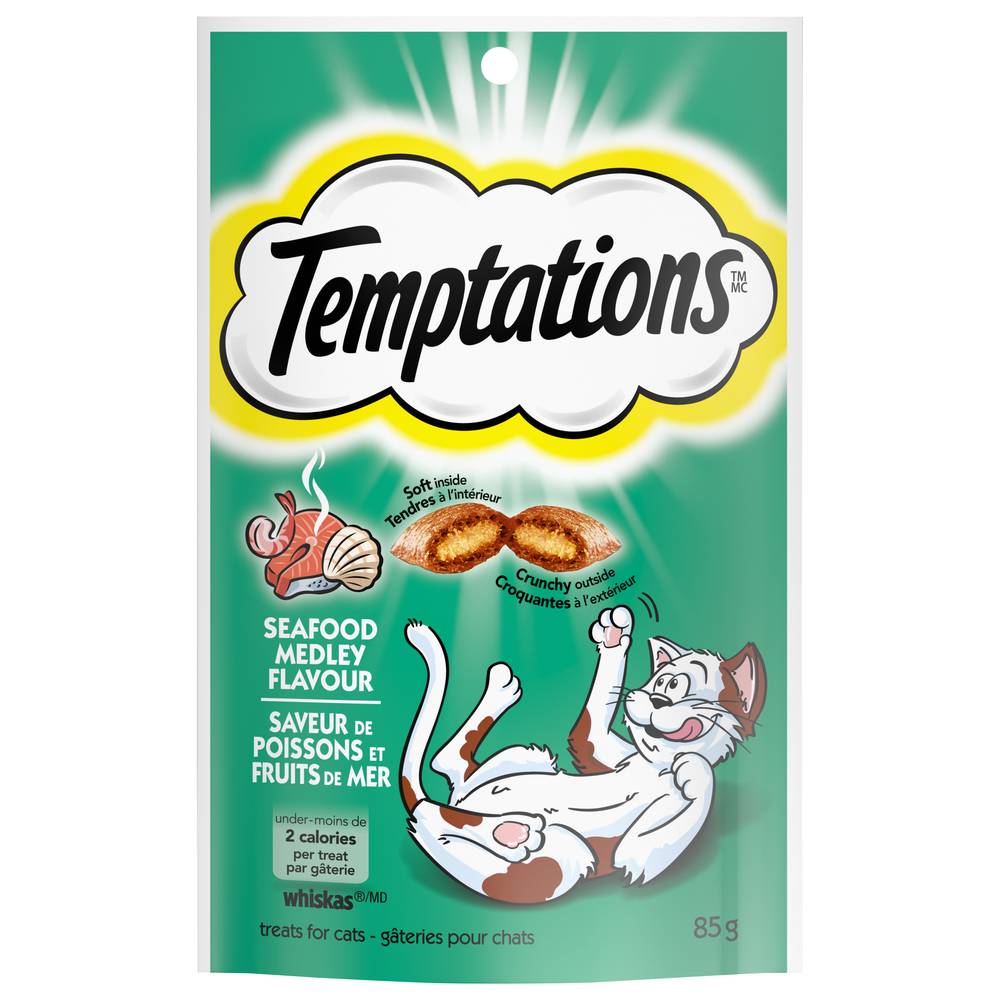 Temptations Seafood Medley Treats For Cats (3 oz)