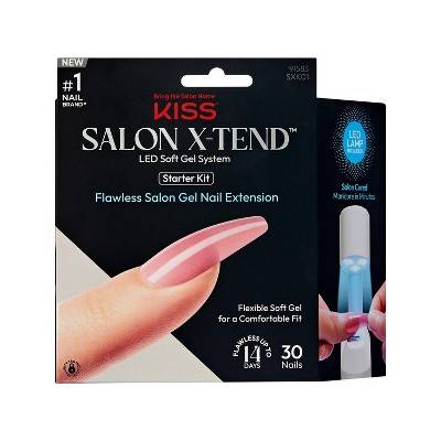 KISS Salon X Tend Nail Extension Starter Kit, Tone (30 ct)